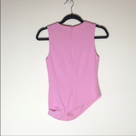 Brandon Maxwell Pink Asymmetrical Top NWT - Picture 5 of 11